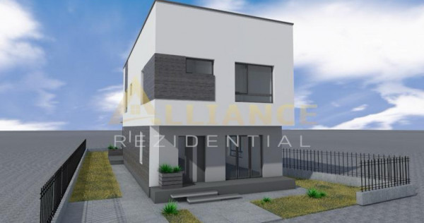 Casa individuala P 1E ~ 4 camere 3 bai dressing ~ teren 14