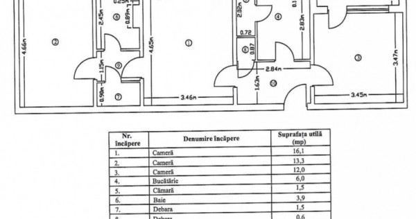 Apartament 3 camere Saturn