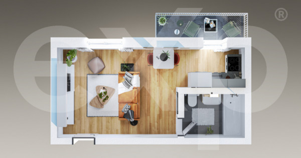 Garsonieră ideală pentru locuit sau investiție | Bloc NOU