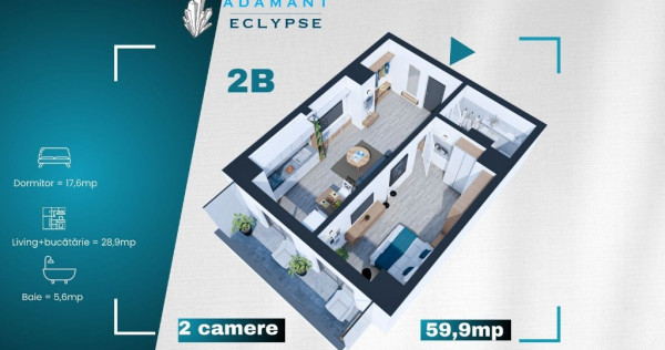 ADAMANT ECLYPSE, 2 camere, TIP 2B, 59.9mp CUG-BRD-Iasi