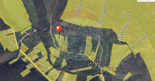 Casa cu 2 camere si teren 4887mp de vanzare in Dabaca