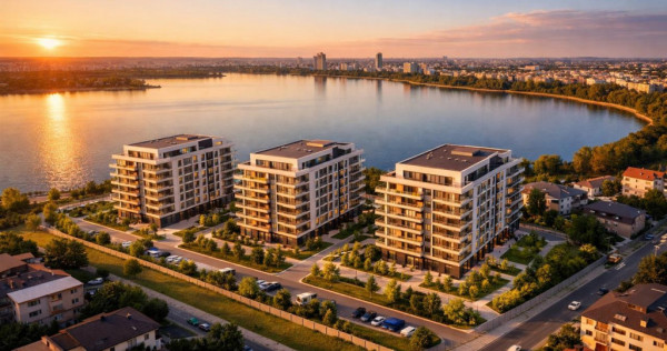 Teren 3771 mp,zona Lacul Morii, Vedere catre lac