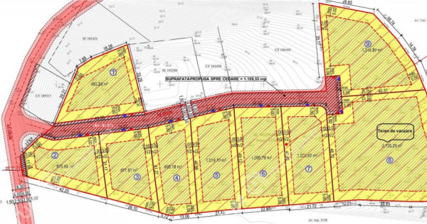 Teren intravilan 2726 mp in Tocile pretabil casa de vacanta