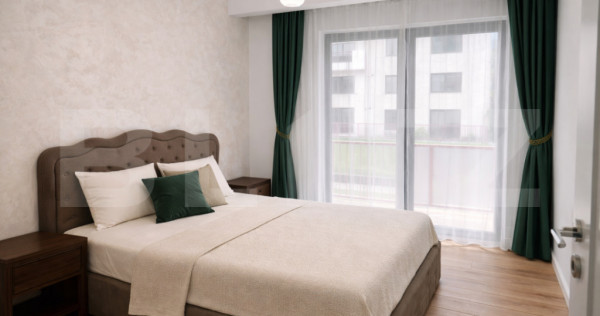 Apartament 2 camere, 55 mp, parcare, zona Vivo