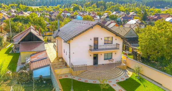 Pe 1.000 mp teren, vila eleganta, caracteristici notabile, S