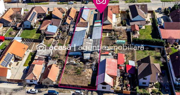 Teren 1358mp / str. Guttenbrunn / 2 fronturi stradale