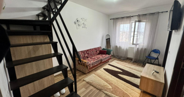 Garsonieră pe două niveluri, 39.64 mp, zona Bogdan Voda