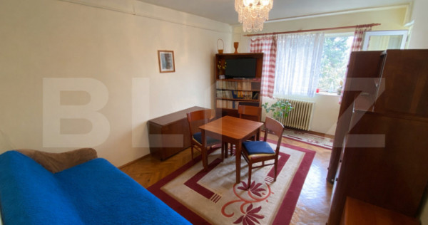 Apartament 2 camere, 37 mp, decomandat, Manastur