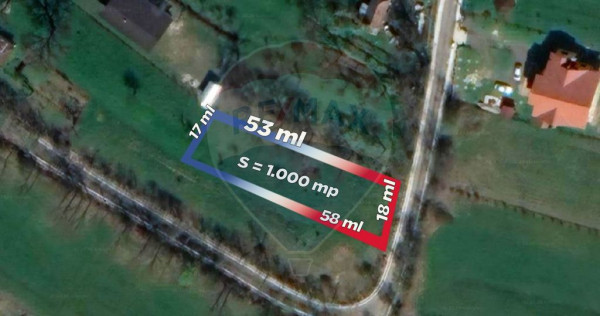 Teren intravilan cu priveliste de vanzare in Rus