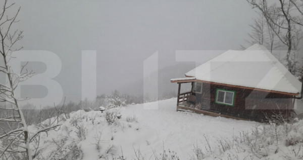 Cabana superbă din b&acirc;rne de lemn, zona montana &ndash; Șugag