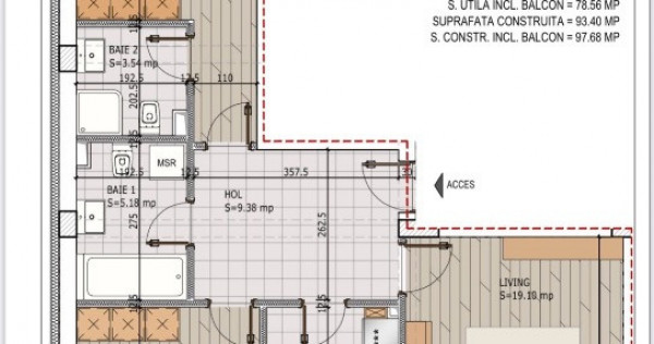 Apartament 3 camere Pallady adiacent Titan Salajan bloc nou