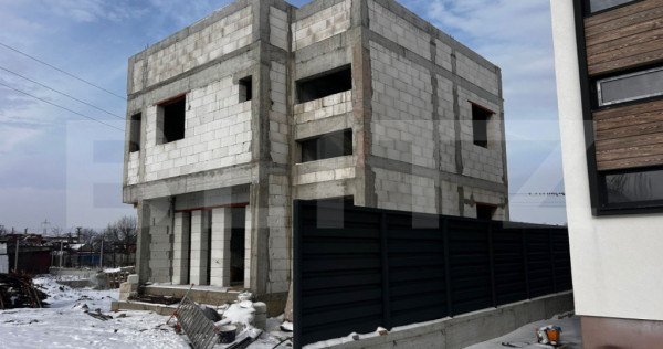 Casa la rosu, P+E, 120 mpu, teren 350 mp, zona Albesti