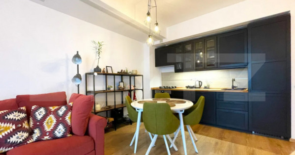 Apartament cochet tip studio cu terasă, la 5 minute de p&acirc;r