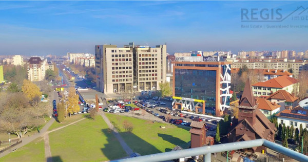 Apartament 2 camere Centrul Civic bloc turn cu priveliste