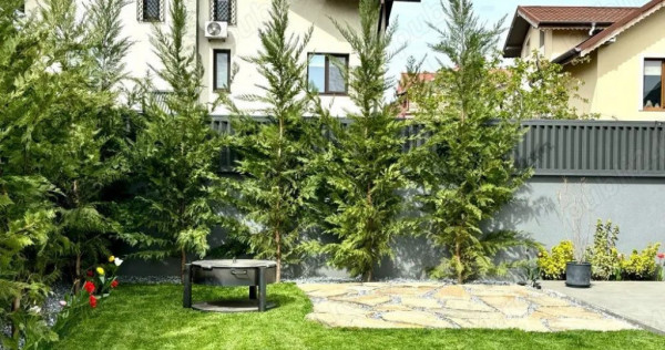 Vilă stil mediteranean mob-util ca in foto+curte+2terase...