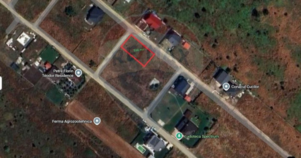 Teren intravilan 516 mp &ndash; Tărtășești/DN7 - 25 min d...