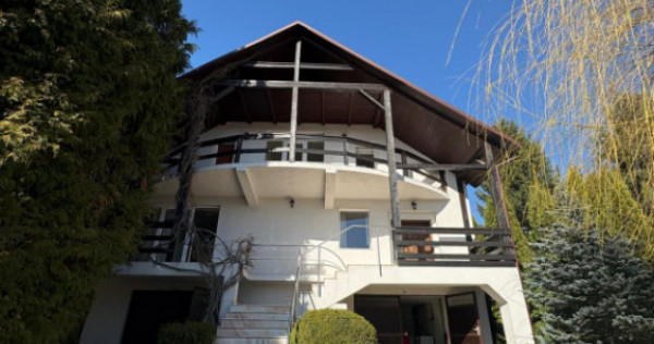 Vilă D+P+M cu piscină și saună, 5 camere, 290 mp, teren