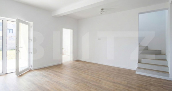 Duplex 4 camere Moșnița Nouă 102 mp utili, teren 306 mp