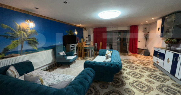 Casa 5 camere, 130 mp, complet mobilata, curte si parcare ??