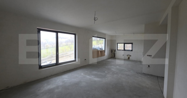 Apartament spațios 110 mp, 2 parcări, terasă și curte, f
