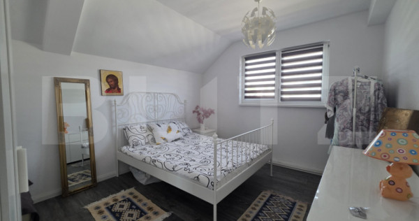 Casă de tip duplex de v&acirc;nzare, 88.76 mp, zona cartier Prie