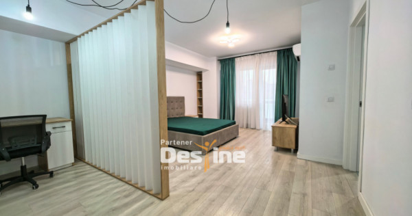 Apartament 1 camera 45 mp mobilat și utilat + loc de parcar