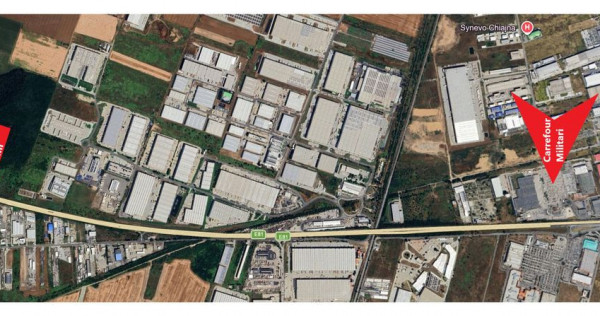 Teren Intravilan 13848 mp deschidere la A1 zona Carrefour...