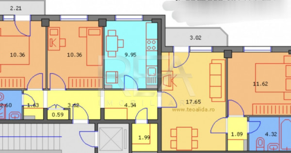 4 camere, 7/8, 82mp, bloc 1984-Ghencea-Str. Garleni