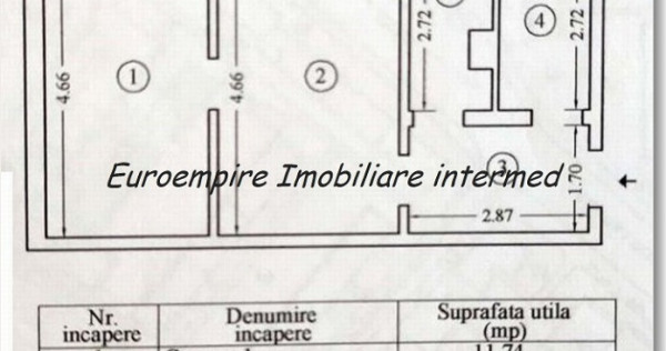 Apartament 2 camere zona KM 4-5