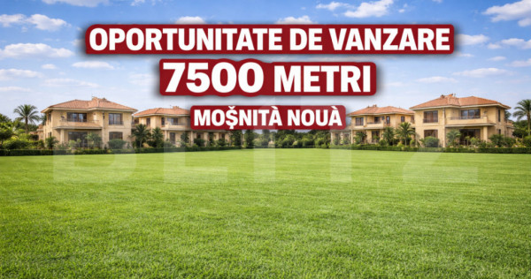 Teren de vanzare 7500 metri, Mosnita Noua