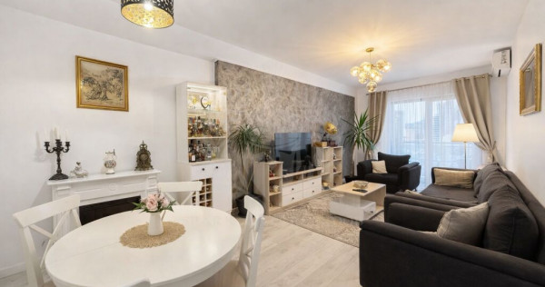 Apartament 3 camere, 2 bai, bloc nou, parcare, Rezidențial