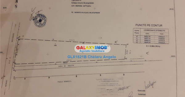 Teren 10000mp (1 HA) pe DN5,la km45, benzin#259;rie,parcare,