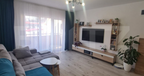 Apartament decomandat, mobilat si utilat, parcare inclusa in