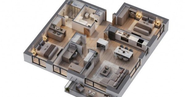 Apartament 4 camere, Ferdinand