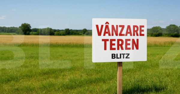 Teren intravilan de vanzare, 700 mp, cu 3 fronturi stradale
