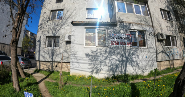 Apartament 3 camere decomandat, parter inalt, complet mobila