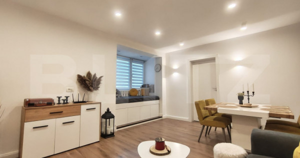 Apartament cu 3 camere, tip C, 73 mp, renovat, vedere Criș