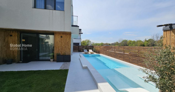 Vilă modernă cu piscină | 4 camere | 190 MP | Corbeanca |