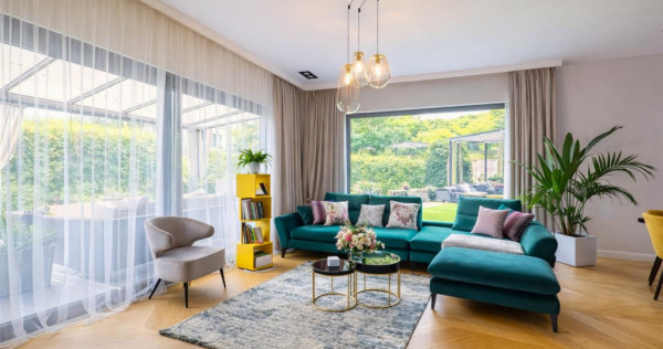 FILM!Vila cu arhitectura selecta, intr- o eleganta oaza de l