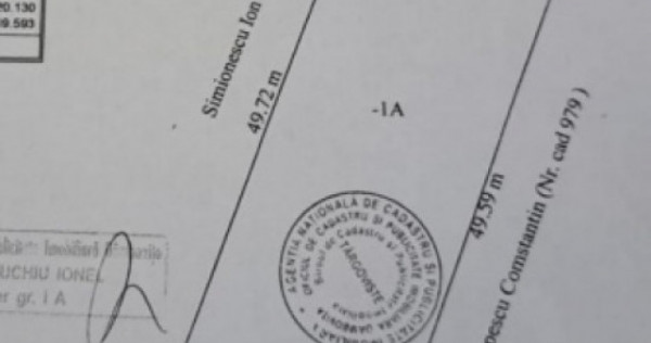 Teren 1000 mp intravilan Tartasesti