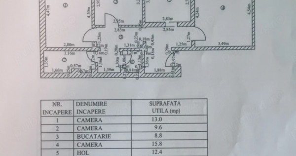 FALEZA- 3 CAMERE DECOMANDAT ,ETAJ 7, CENTRALA GAZ, MOBILAT S