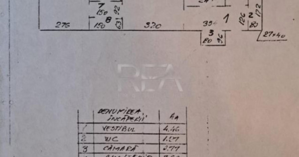 3 camere Obor decomandat, metrou, 60 mp, anvelopat