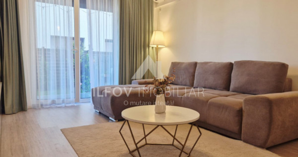 Apartament 2 camere cu gradina in Tunari, langa padure, loc