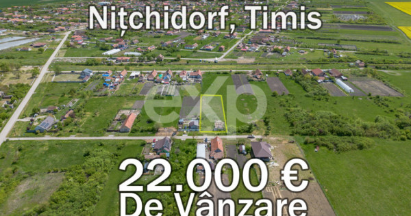 Teren de v&acirc;nzare &icirc;n Nițchidorf &ndash; 1.439 mp