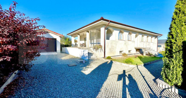 Casă elegantă, design mediteranean, demisol + parter, gara