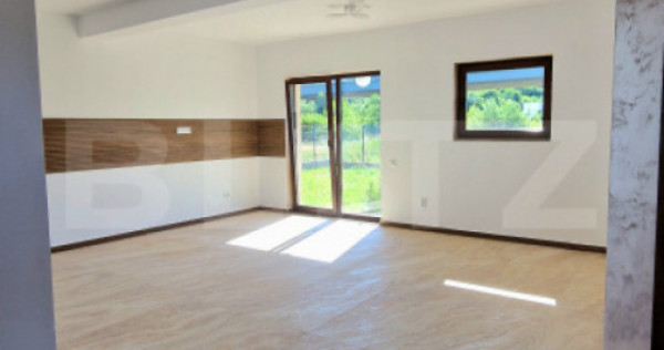 Casa individuala 110 mp utili, 400 mp teren, finisata modern