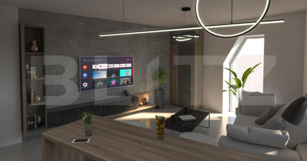 Apartament 3 camere, LUX, 80 mp, parcare subterană, zona Wi