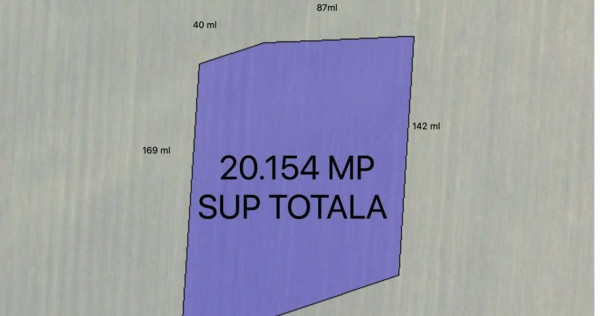 TEREN INTRAVILAN 20154 MP NOD AUTOSTRADA 1 DECEMBRIE