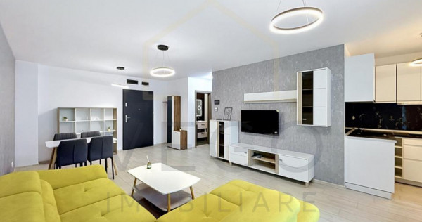 Nou! 2 camere, bloc nou, garaj subteran, zona The Office