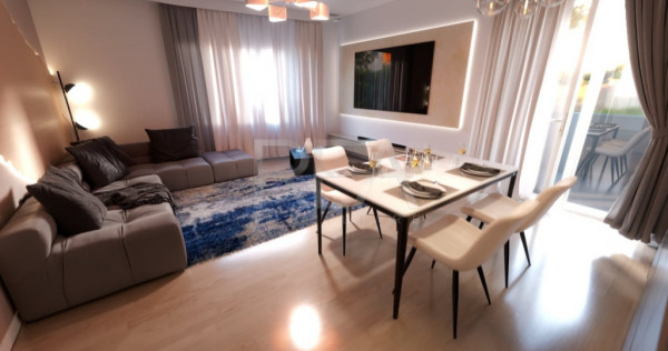 3 camere 2 băi 73 mp, bloc nZEB, Doamna Ghica